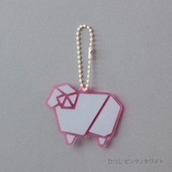 TU011SH Reflector Charm Sheep Pink