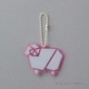 TU011SH Reflector Charm Sheep Pink