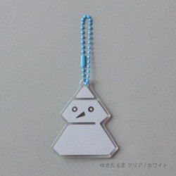 TU011SM Reflector Charm Snowman Clear
