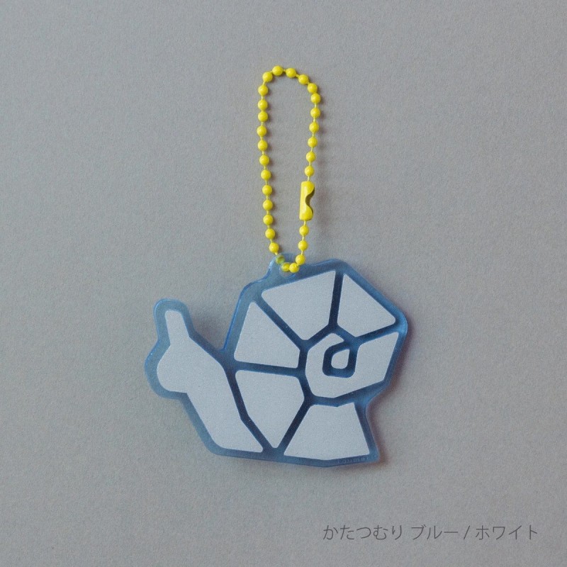 TU011SN Reflector Charm Snail Blue
