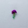 TU012PRC Pixel Flower Badge Purple Carnation