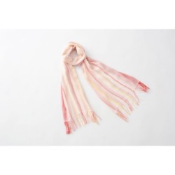 OR002PK Striped Scarf Pink