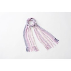 OR002PR Striped Scarf Purple