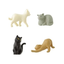 I289CT Mini Magnets 4-pce Cat
