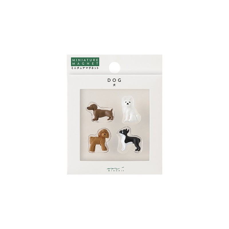 I289DG Mini Magnets 4-pce Dog