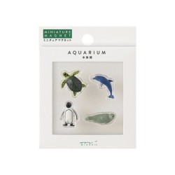 I289AQ Mini Magnets 4-pce Aquarium