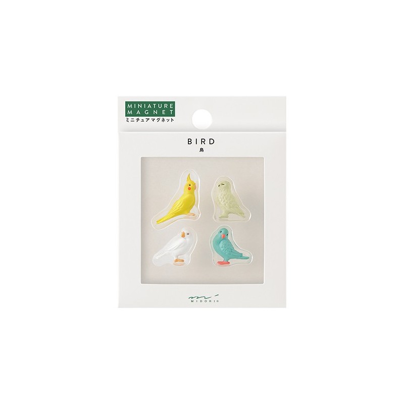 I289BD Mini Magnets 4-pce Bird