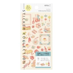 I293VN Country Motif Stickers Vietnam