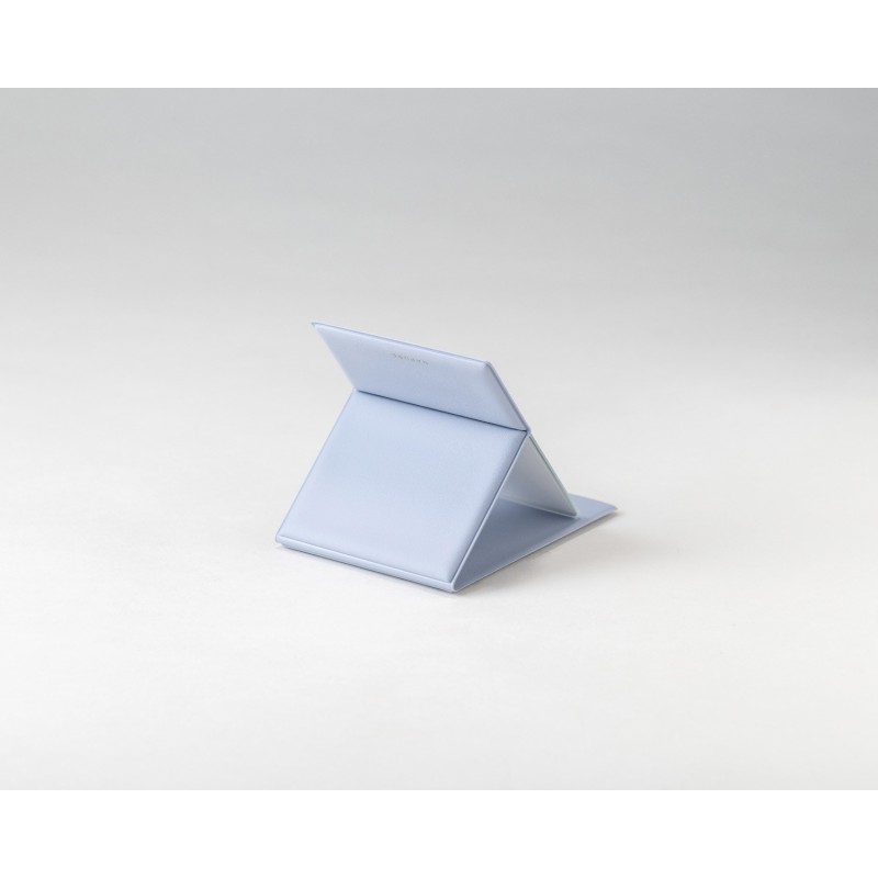 HU001LB Small Folding Mirror Light Blue