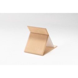 HU002BG Medium Folding Mirror Beige