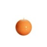 GZ001OR Small Ball Candle 10cm Orange