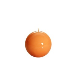 GZ003OR Large Ball Candle 15cm Orange
