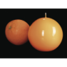 GZ003OR Large Ball Candle 15cm Orange