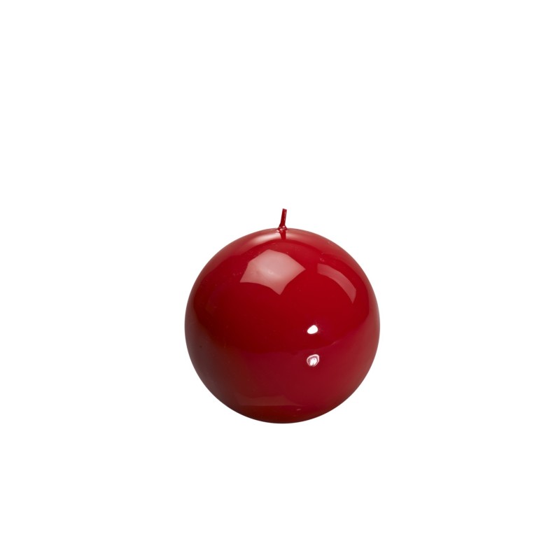 GZ003RD Large Ball Candle 15cm Red